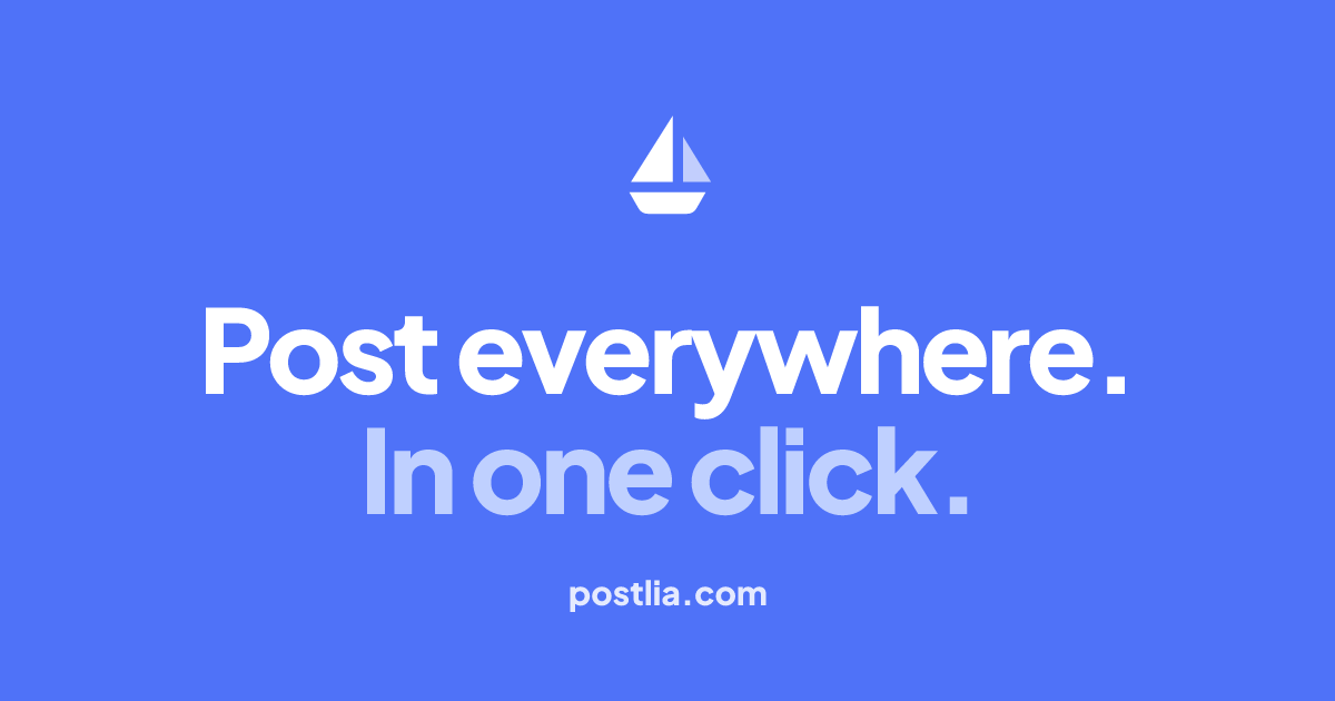 Postlia – a social media scheduler that flags AI-sounding posts